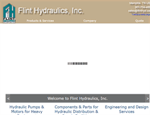 Tablet Screenshot of flinthyd.com